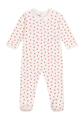 Babypyjama Petit Bateau Dors Bien Pont Dos Marshmallow/Terkuit