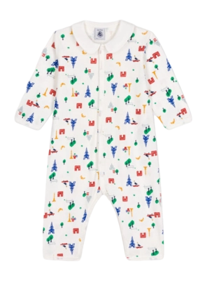 Babypyjama Petit Bateau Dors Bien Sans Pieds Marshmallow/Multico France