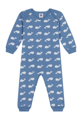 Babypyjama Petit Bateau Dors Bien Sans Pieds Beach/Marshmallow