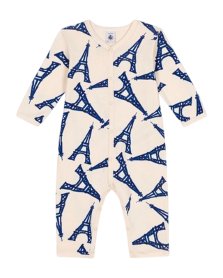 Babypyjama Petit Bateau Dors Bien Sans Pieds Avalanche/Multico