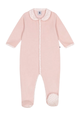 Babypyjama Petit Bateau Sleepsuit Saline Saline