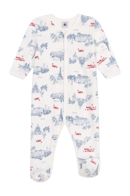 Pyjamas pour Bébés Petit Bateau Sleepsuit Y Marshmallow/Multico Paris
