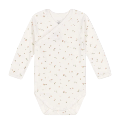 Rompertje Petit Bateau Comp Body Naiss Ml Marshmallow/Saline