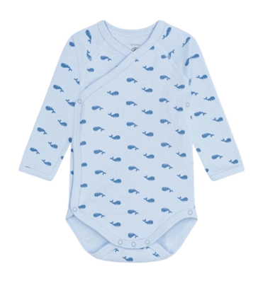 Baby-Body Petit Bateau Comp Body Naiss Ml Toudou/Alaska