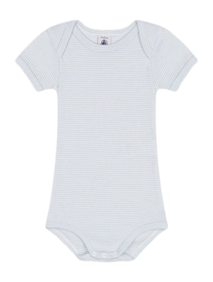 Baby-Body Petit Bateau Body Us Mc Gomme/Marshmallow