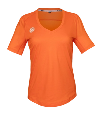 Tennisshirt The Indian Maharadja Kadiri Agility Tee Damen Neon Orange