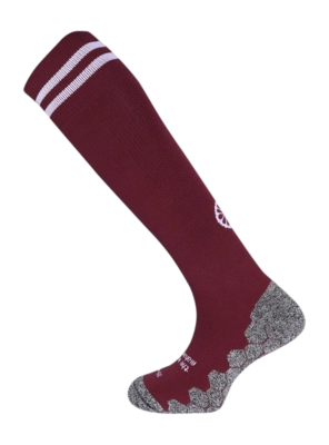 Tennis Socks The Indian Maharadja Kneehigh Training Sock Bordeaux