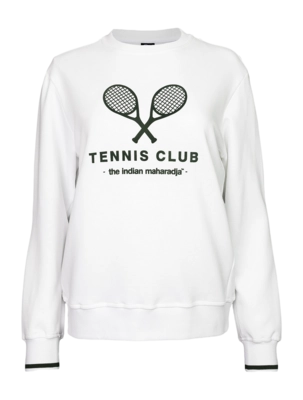 Trui The Indian Maharadja Girls Tennis Club Sweater Bright White