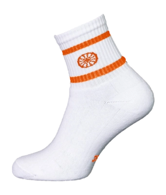 Tennis Socks The Indian Maharadja Unisex Striped Sock Low Length Sunset Orange