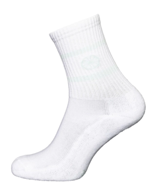 Tennissocken The Indian Maharadja Striped Sock High Length Unisex White Light Mint