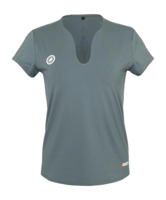 Tennis Shirt The Indian Maharadja Women Breeze Tee Pewter Grey