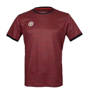 Tennisshirt The Indian Maharadja Men Pique Printed Tee Bordeaux