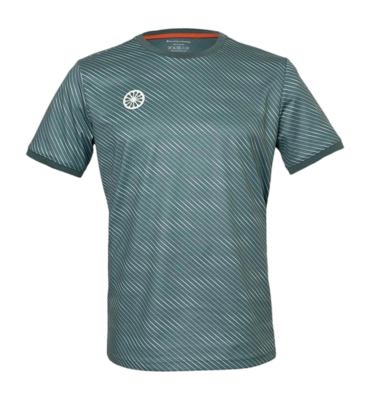 Tennisshirt The Indian Maharadja Herren Pique Printed Tee Pewter Grey