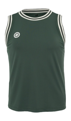 Tennisshirt The Indian Maharadja Women Mesh Top Forest Green