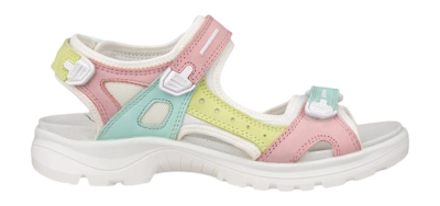 Sandals ECCO Women Offroad Old Rose/Emerald/Sunny Lime
