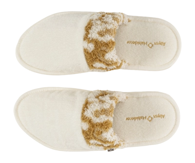Frottee Badeslipper Abyss & Habidecor Sauvage Gold
