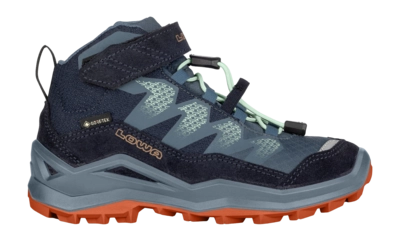 Wanderschuhe Lowa Maddox Pro GTX Mid Vc Jr Kinder Navy/Smoke Blue