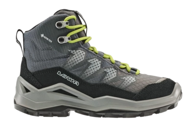 Wandelschoen Lowa Kids Maddox Pro GTX Mid Jr Black/Lime