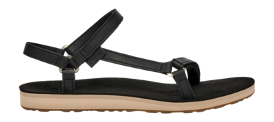 Teva Women Original Universal Slim Lea Black Tan 25