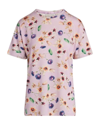 Pyjamashirt Essenza Denna Fiorre Damen Pale lilac