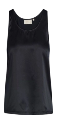 Pyjamashirt Essenza Women Shelby satin Uni Antraciet