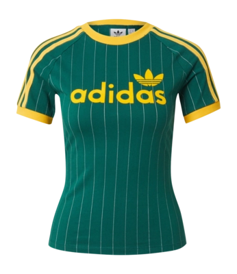 T-Shirt Adidas Women Graphic Cali Collegiate Green / Off White