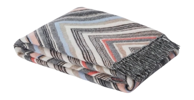 Plaid Missoni Chevron Black Multicolor