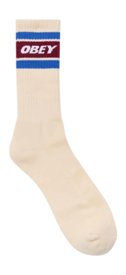 Socks Obey Men Cooper II Unbleached / Rhubarb