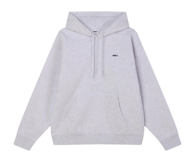 Hoodie Obey Men Business Ash Grey