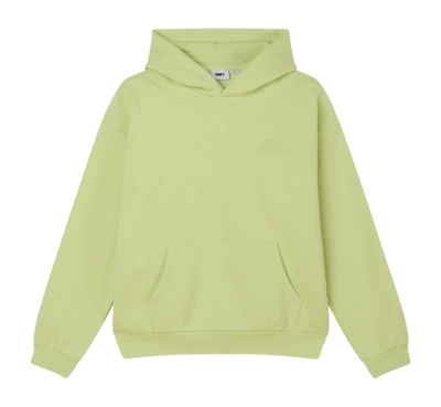 Pull à Capuche Obey Homme Studios Extra Heavy Shadow Lime