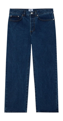 Jeans Obey Men Classic Baggy Denim Stone Wash Indigo