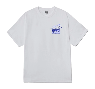 T-Shirt Obey Men Bizzare New Visions White
