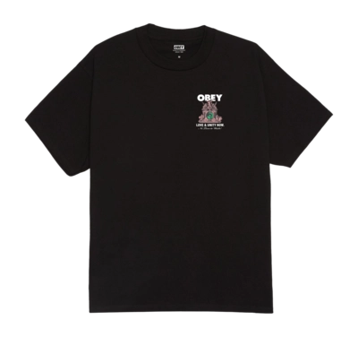 T-Shirt Obey Men Love & Unity Now Black