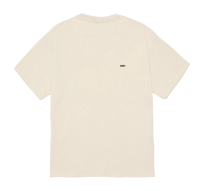T-Shirt Obey Homme Cropped Icon Cream