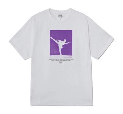 T-Shirt Obey Real Life Herren White