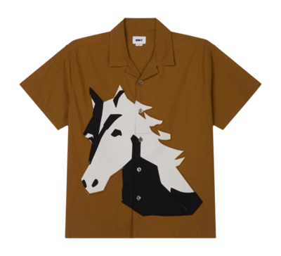 Shirt Obey Men Beau Woven Breen Multi