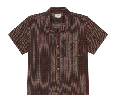 Shirt Obey Men Horace Woven Black Multi