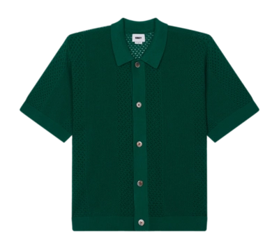 Sweater Shirt Obey Men Evan Forest Green