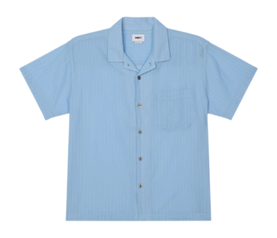 Shirt Obey Men Donnie Woven Cerulean Multi