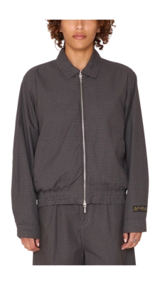 Jacket Obey Women Thursday Plaid Charcoal Multi