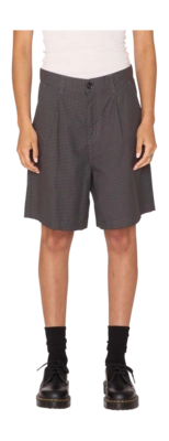 Short Obey Women Thursday Plaid Charcoal Multi