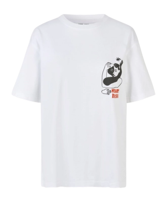 T-Shirt Samsoe Samsoe Unisexe Saheart White Heart