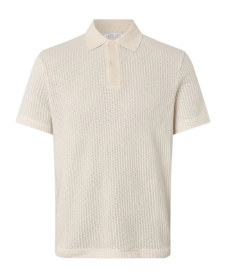 Polo Samsoe Samsoe Homme Sajase Clear Cream