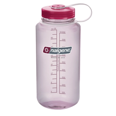 Water Bottle Nalgene WM Loop Top Clear Pink 1L