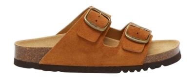 Tongs Scholl Women Josephine Suede Sa Cognac