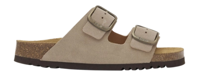 Tongs Scholl Women Josephine Suede Sa Dark Beige