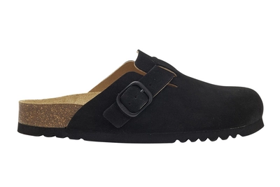 Clogs Scholl Fae Suede Damen Sp Black