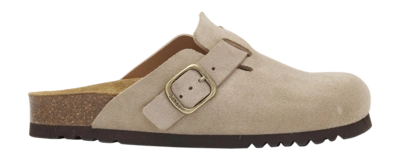 Clog Scholl Fae Suede Sp Damen Dark Beige