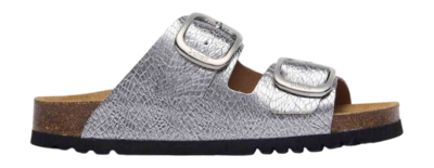 Tongs Scholl Femmes Noelle Synthetic Reptile Silver