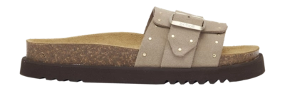 Flip Flops Scholl Joyce Suede Damen Dark Beige